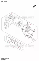 PINZA POSTERIORE per Suzuki GSX 800 2025