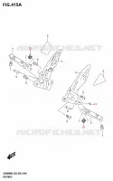 POGGIAPIEDI per Suzuki GSX 800 2025