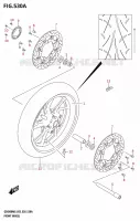 RUOTA ANTERIORE per Suzuki GSX 800 2025