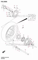 RUOTA POSTERIORE per Suzuki GSX 800 2025