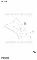 TAPPO DI SERBATOIO DI CARBURANTE ANTERIORE per Suzuki GSX 800 2025