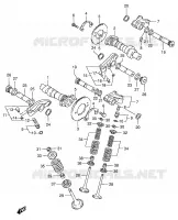 ALBERO A CAMME   VALVOLA per Suzuki INTRUDER 1400 2006