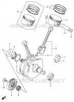 ALBERO A GOMITO per Suzuki INTRUDER 1400 2006