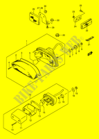 FANALE POSTERIORE (VS1400K5/K6/K7/K8) per Suzuki INTRUDER 1400 2005