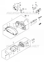 FANALE POSTERIORE (VS1400K5/K6/K7/K8) per Suzuki INTRUDER 1400 2006