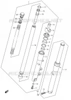FORCELLA (MODEL K5/K6/K7/K8) per Suzuki INTRUDER 1400 2006