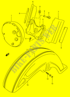  PARAFANGO ANTERIORE (MODELLO Y/K1) per Suzuki INTRUDER 1500 2014