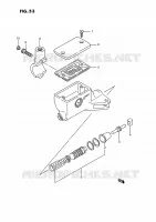 POMPA FRIZIONE (VS1400GLFH/GLFJ/GLFL/GLFM/GLFN/GLFP) per Suzuki INTRUDER 1400 1987