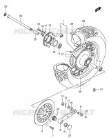 RUOTA POSTERIORE per Suzuki INTRUDER 1400 2006