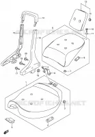 SEDILE (MODELLO K4) per Suzuki INTRUDER 1400 2006