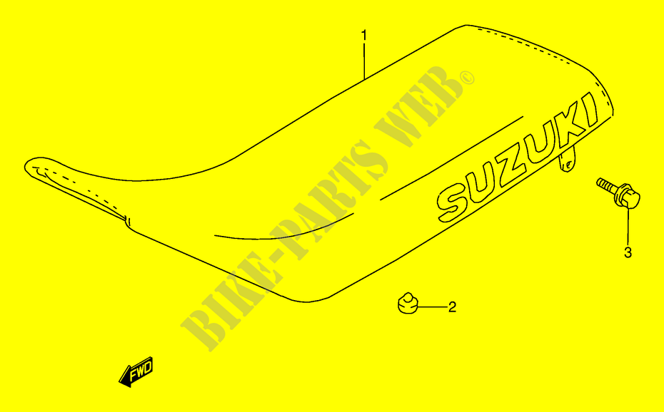 SEDILE per Suzuki DS 80 1996
