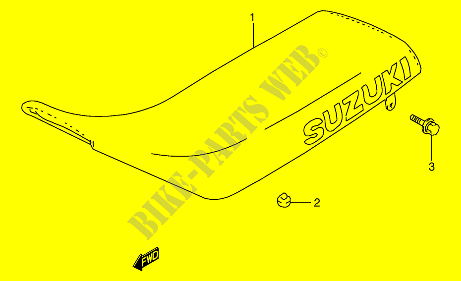 SEDILE per Suzuki DS 80 1996