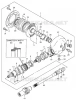 ALBERO TURBINA   TERMINALE per Suzuki INTRUDER 1400 2006