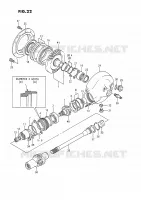 ALBERO TURBINA   TERMINALE per Suzuki INTRUDER 1400 1987