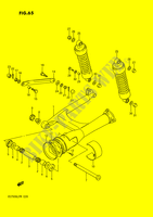 BRACCIO OSCILLANTE POSTERIORE (MODELLO G F.NO.100110~) per Suzuki INTRUDER 750 1989