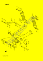 BRACCIO OSCILLANTE POSTERIORE (MODELLO H/J/K/L/M) per Suzuki INTRUDER 750 1991