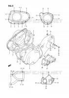 COPERTURA BASAMENTO per Suzuki INTRUDER 1400 1987