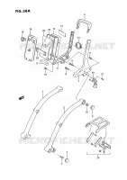 MANIGLIA SICUREZZA PASSEGGERO (MODELLO S) per Suzuki INTRUDER 1400 1987