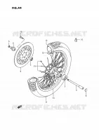 RUOTA ANTERIORE per Suzuki INTRUDER 1400 1987