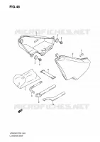 SCATOLA BAGAGLI per Suzuki MARAUDER 800 2009