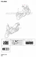 ETICHETTA per Suzuki V-STROM 800 2025