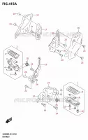 POGGIAPIEDI per Suzuki V-STROM 800 2025