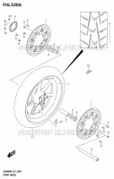 RUOTA ANTERIORE per Suzuki V-STROM 800 2025