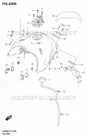 SERBATOIO DI CARBURANTE per Suzuki V-STROM 800 2025