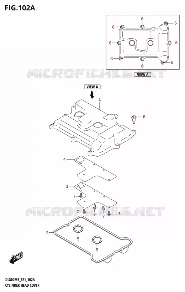 COPERCHIO TESTA CILINDRO Suzuki MOTO 800 V-STROM 2025  DL800RQM5 E21 2025 M5 (E21)