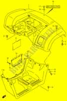 PARAFANGO POSTERIORE (MODEL K4/K5/K6/K7) per Suzuki EIGER 400 2003