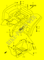 PARAFANGO POSTERIORE (MODEL K5/K6/K7) per Suzuki VINSON 500 2004