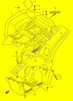 PARAFANGO POSTERIORE (MODEL K5/K6/K7) per Suzuki VINSON 500 2007