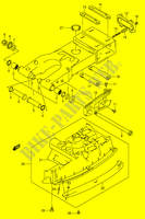 BRACCIO OSCILLANTE POSTERIORE (MODELLO K3 F.NO.32113658~) per Suzuki QUADSPORT 400 2005