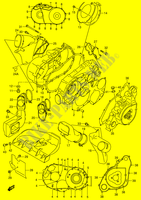COPERTURA BASAMENTO (MODELLO K1) per Suzuki KINGQUAD 500 2000