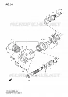 ALBERO DI TRASMISSIONE (MODEL K6/K7) per Suzuki INTRUDER 1800 2010