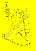 CILINDRO PRINCIPALE POSTERIORE (MODELLO H/J/K/L) per Suzuki QUADRACER 250 1987