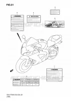 ETICHETTA per Suzuki GSX-R 750 2007