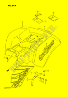 PARAFANGO POSTERIORE (MODELLO M/N) per Suzuki QUADRACER 250 1991