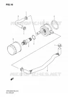 RAFFREDDATORE OLIO per Suzuki INTRUDER 1800 2010