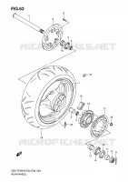 RUOTA POSTERIORE per Suzuki GSX-R 750 2007