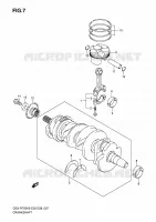 ALBERO A GOMITO per Suzuki GSX-R 750 2007