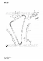 CATENA DI DISTRIBUZIONE per Suzuki DR-Z 250 2006