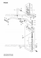 CILINDRO PRINCIPALE POSTERIORE per Suzuki GSX-R 750 2007