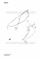 COPERTURA TELAIO per Suzuki DR-Z 250 2006
