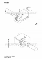 INTERRUTTORE (VS1400GLPK4) per Suzuki INTRUDER 1400 2006
