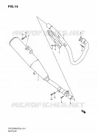 SCAPPAMENTO per Suzuki DR-Z 250 2006