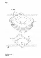CILINDRO per Suzuki DR-Z 250 2006