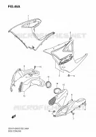 COPERTURA LATERALE (MODELLO K6) per Suzuki GSX-R 1000 2006