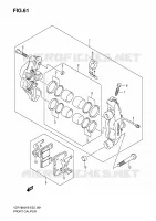 PINZA FRENO ANTERIORE per Suzuki INTRUDER 1800 2010