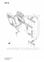 RAFFREDDATORE OLIO per Suzuki DR-Z 250 2006